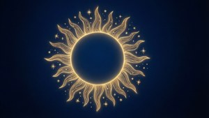 Celestial Sun Outline