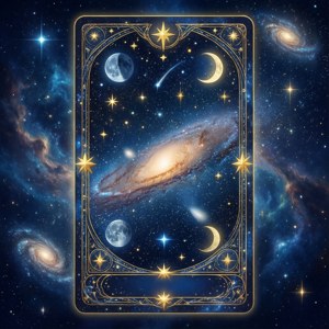 Celestial Tarot Card Template