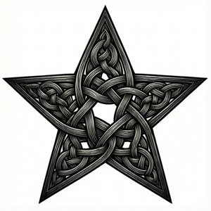 Celtic Knot Star