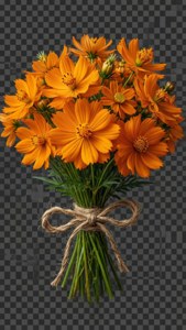 Cempasuchil Bouquet PNG