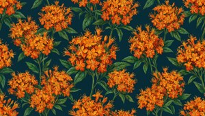 Cempasuchil Seamless Pattern
