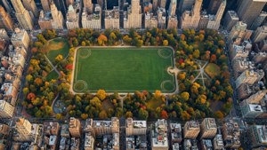 Central Park Autumn Aerial