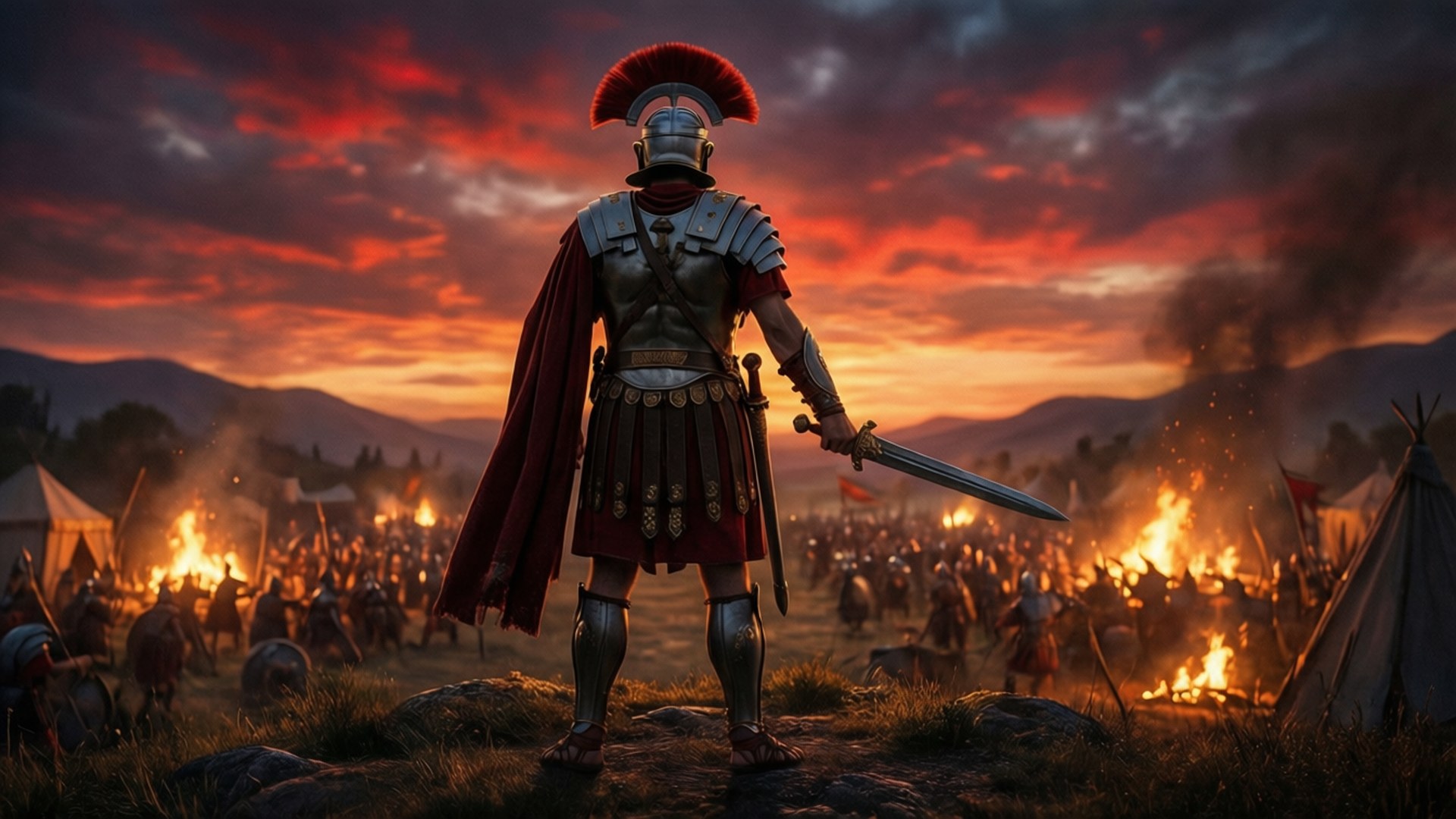 Centurion at Twilight by Wallpapers.art Studio