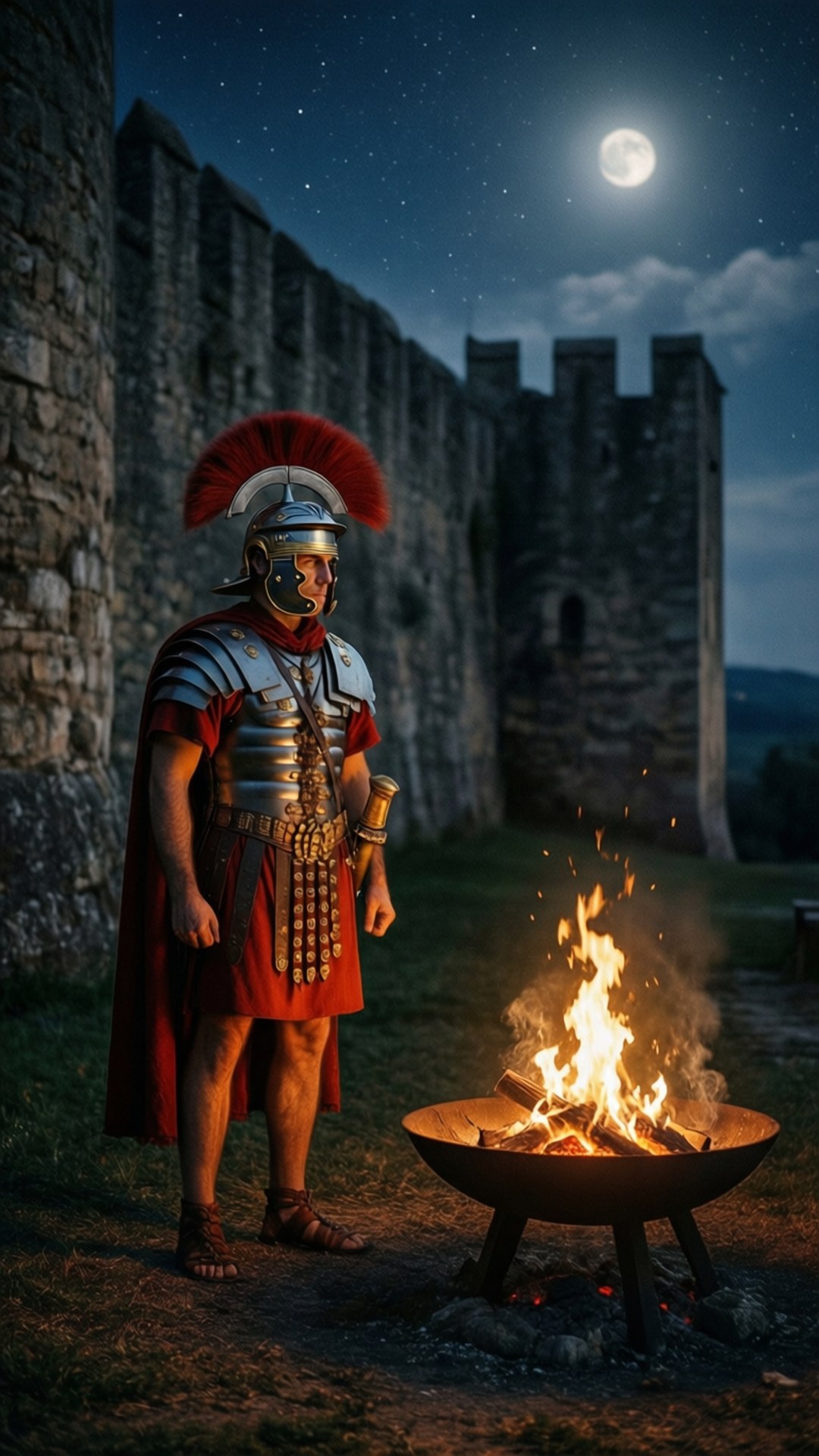 Centurion's Vigil by Wallpapers.art Studio