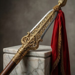Ceremonial Lance Detail