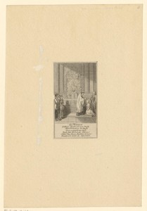 Ceremonie in een Franse kerk
