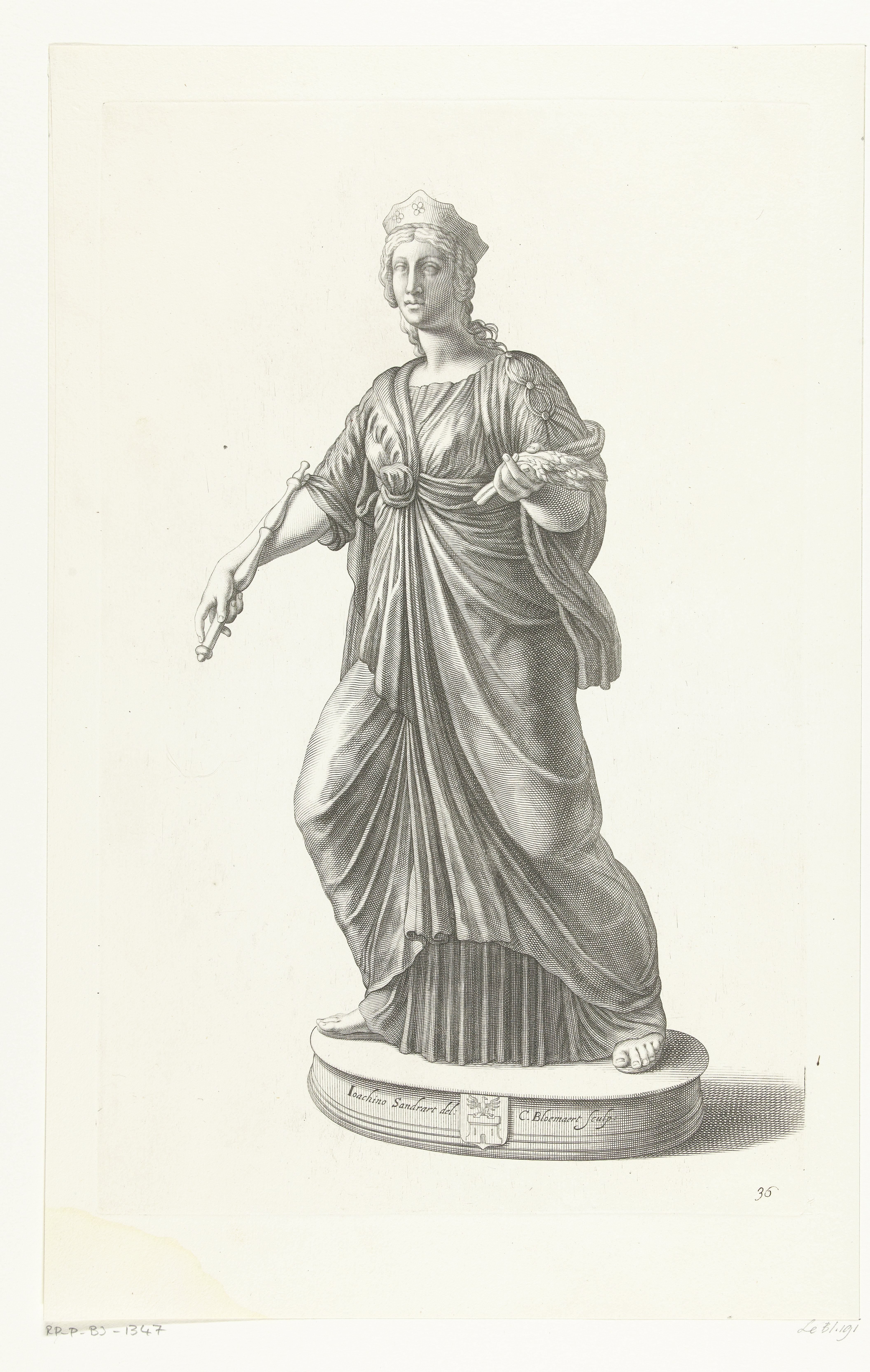 Ceres by Cornelis Bloemaert (II)