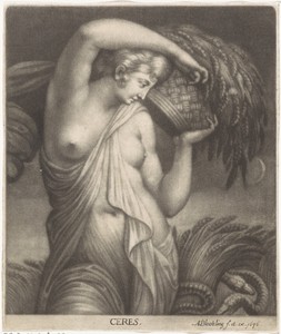 Ceres in een korenveld
