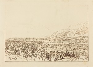 Chain of Alps from Grenoble to Chamberi