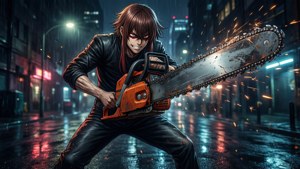 Chainsaw Fury at Midnight
