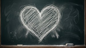 Chalk Scribble Heart