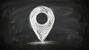 Chalkboard Blackboard Pin
