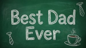 Chalkboard Dad Love