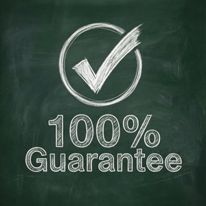 Chalkboard Guarantee Badge