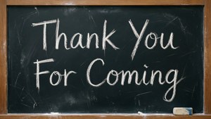 Chalkboard Message