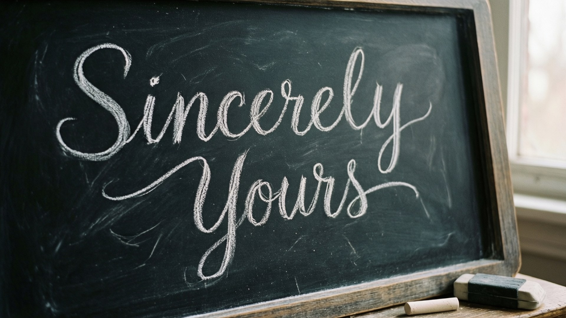 Chalkboard Promise by Wallpapers.art Studio