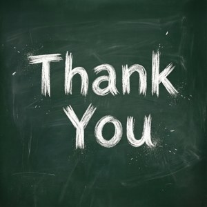 Chalkboard Thank You