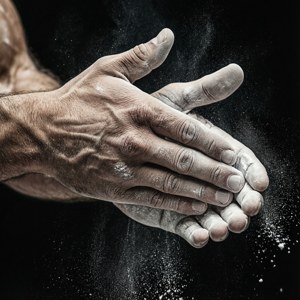 Chalked Grip Detail