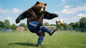 Champ Bear Soccer Star