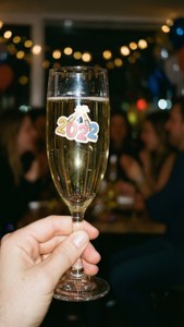 Champagne Toast Sticker 2022