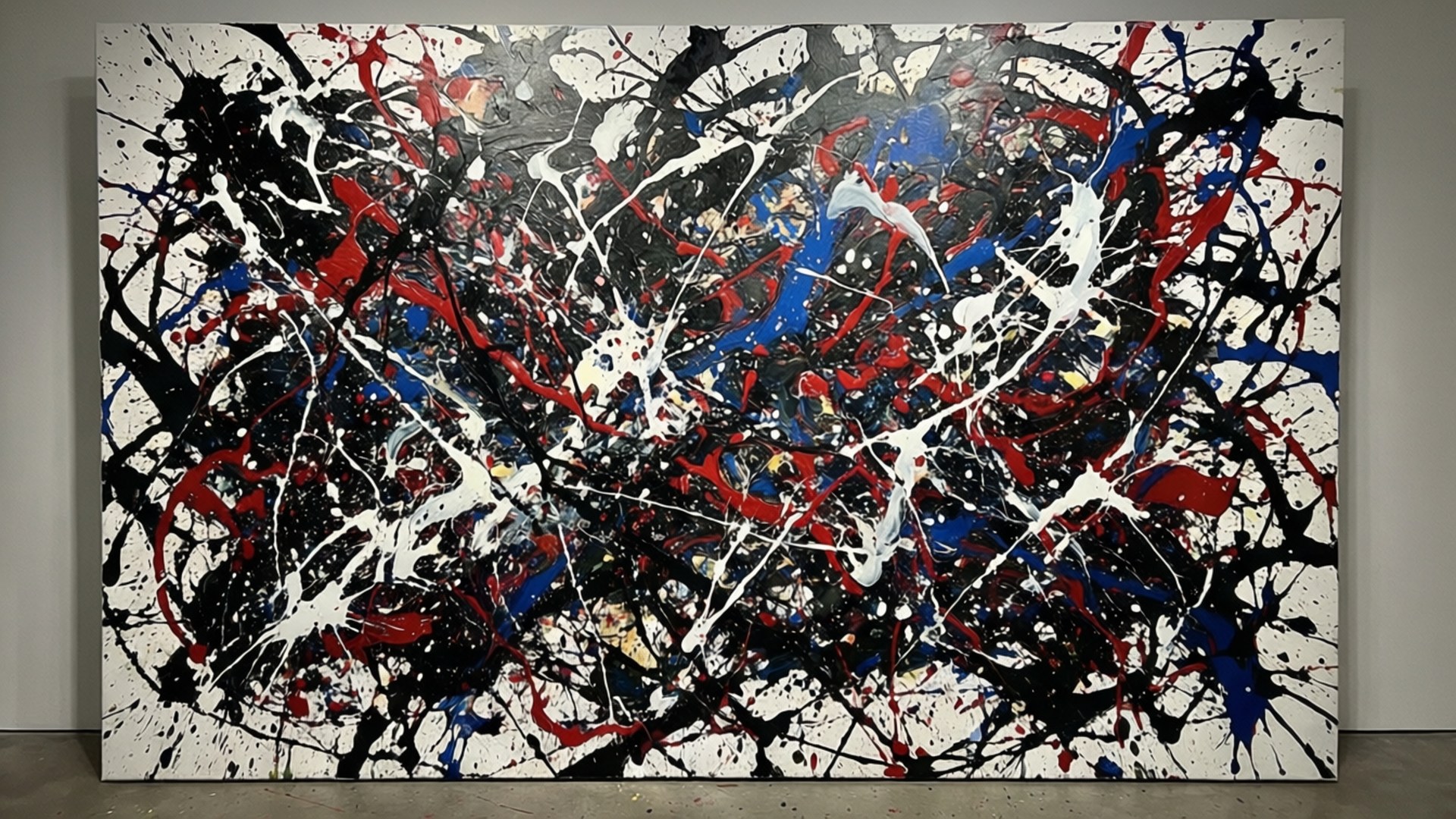Chaotic Color Splatter by Wallpapers.art Studio