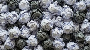 Chaotic Paper Pile