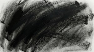 Charcoal Smudge Abstract