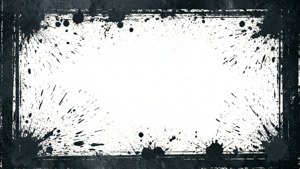 Charcoal Splatter Frame