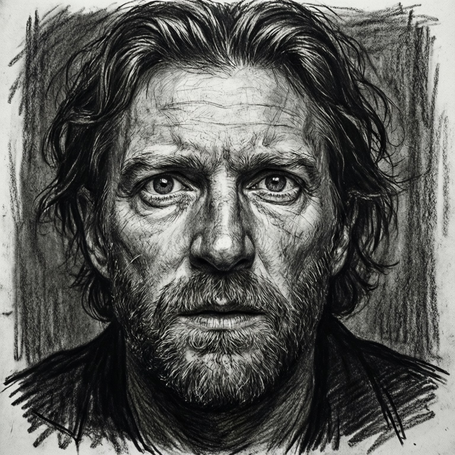 Charcoal Study by Wallpapers.art Studio