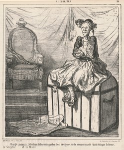 Chargé ... de garder les insignes de la souverainté
