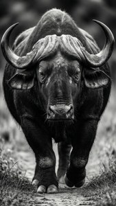 Charging Gaur