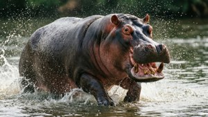 Charging Hippo Water Spray