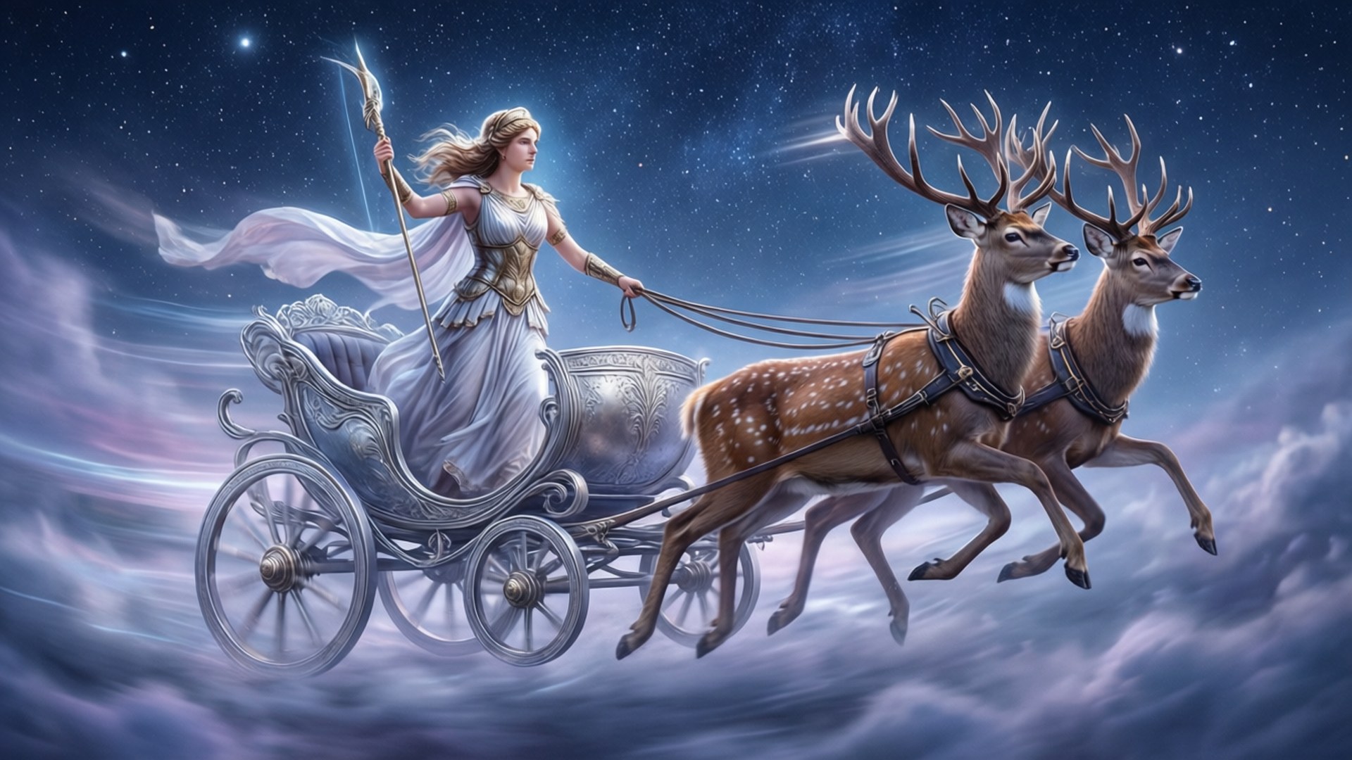 Chariot of the Moon by Wallpapers.art Studio
