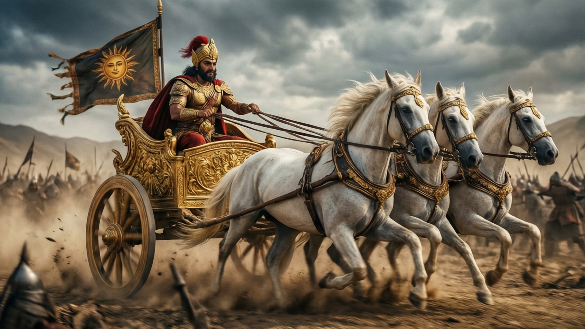 Chariot of the Sun God by Wallpapers.art Studio