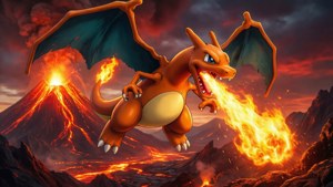 Charizard's Volcanic Flight