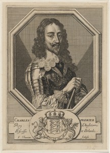 Charles I in an Octagonal Border