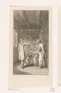 Charles Primrose met de portemonnee van Burchell