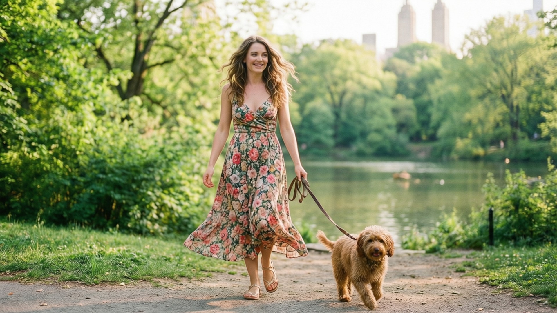 Charlotte in Central Park by Wallpapers.art Studio