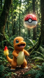 Charmander and the Pokéball