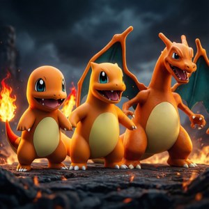 Charmander Evolution Line