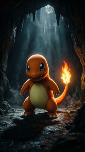 Charmander in the Cave