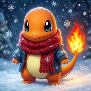 Charmander with Scarf