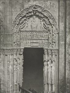 Chartres Cathedral: Right Door of the Royal Portal with Our Lady of Chartres
