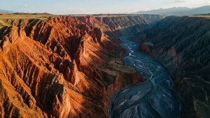 Charyn Canyon Aerial