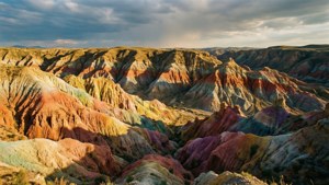 Charyn Canyon Colorful Layers