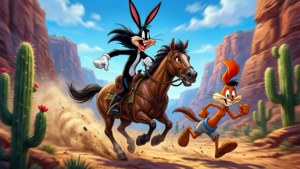 Chasing Road Runner