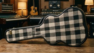 Checkered Guitar Case