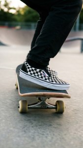 Checkered Skateboard Shoe