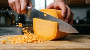 Cheddar Wheel Sliced