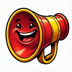 Cheerful Cartoon Air Horn